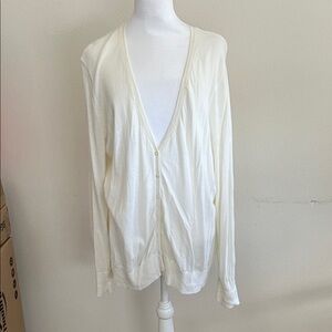 Old Navy Cream Knit Cardigan